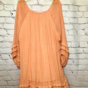 Entro Gauzy Summer Dress Size L NWOT